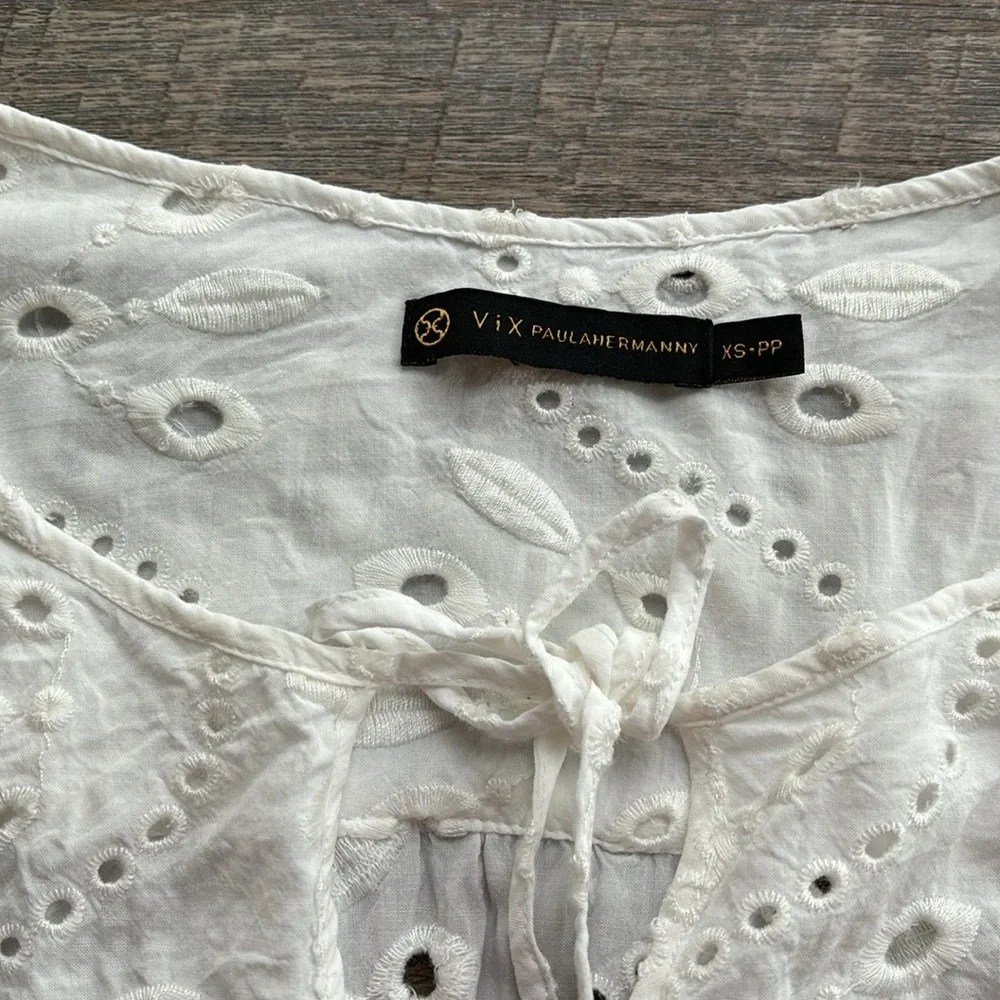 Vic Paula Hermanny embroidered cover up - Picture 2 of 4